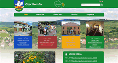 Desktop Screenshot of komna.cz
